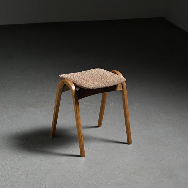 Stool by Isamu Kenmochi for Akita Mokko, Japan, 1960s For Sale - Image 15 of 15
