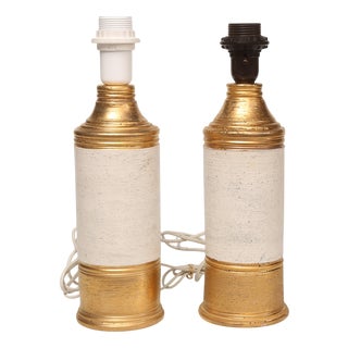 Table Lamp by Aldo Londi for Bitossi, Italy, 1960, Set of 2 For Sale