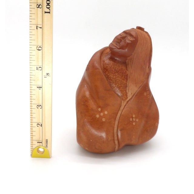Native American Hand-Carved Stone Figural Sculpture Signed H. Becenti For Sale - Image 12 of 12