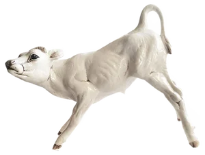 Large Ronzan Ceramic Calf, 1950s