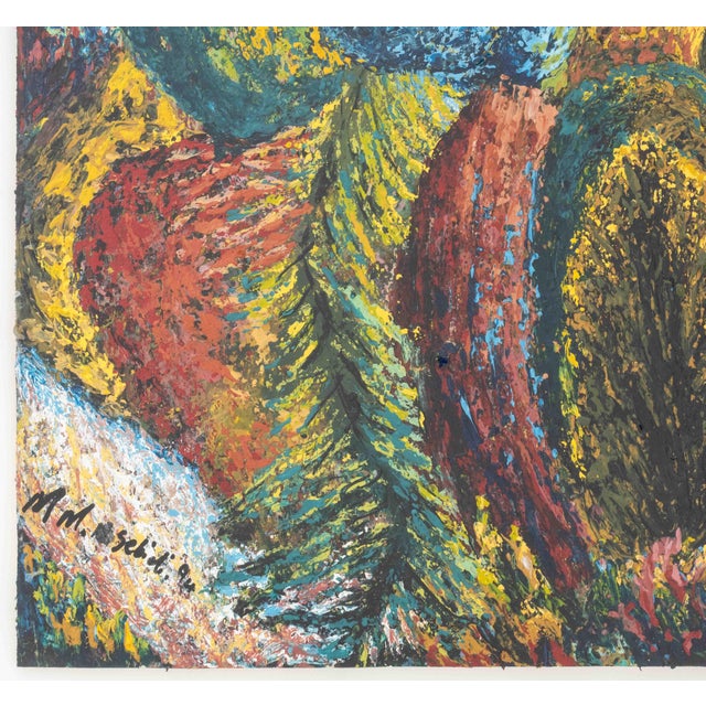 Helen Sebidi Untitled Mixed Media on Paper, 1994 For Sale In New York - Image 6 of 9