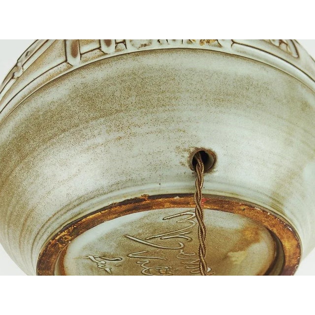 Ceramic Table Lamp by Marius Bessone For Sale - Image 9 of 11