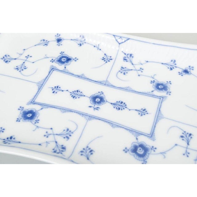 Vintage Rectangular Porcelain Tray from Royal Copenhagen, 1920s For Sale - Image 3 of 5