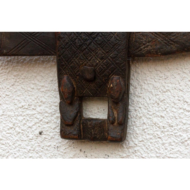 19th Century Baule Spirit Guardians Antique Door Lock For Sale - Image 5 of 7