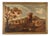 Landscape with Village, 1700s, Oil on Canvas For Sale