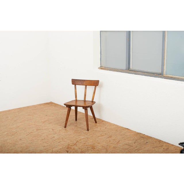 Vintage Chair in Oak by Jacob Müller for Wohnhilfe, 1940s For Sale - Image 15 of 18