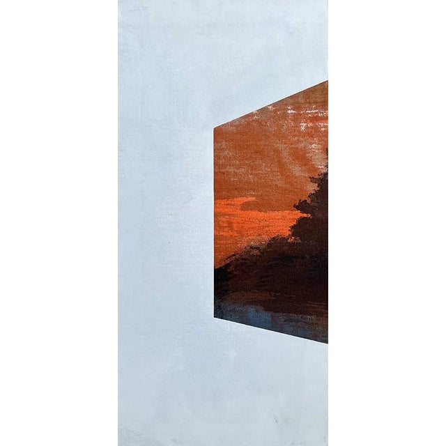 Sherry Xiaohong Chen, Minimalist Cubism Composition "Sunset View" 2016 For Sale