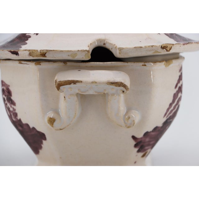 19th Century 19th Century Portuguese Earthenware Covered Tureen For Sale - Image 5 of 16