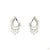 Modern 4.17 Carat Round Brilliant Cut Diamond Gold Earrings, Pair For Sale - Image 3 of 9