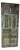 Vintage Hand-Carved Wooden Sliding Barn Door, Boho Architectural Statement for Interior 80x29.5 For Sale