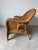 Vintage Coastal Rattan & Wicker Loveseat With Original Cushions For Sale - Image 11 of 12