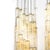 Yellow Pair of Mid-Century Large Muted Citrine Calza Glass Chandeliers Signed Venini For Sale - Image 8 of 18