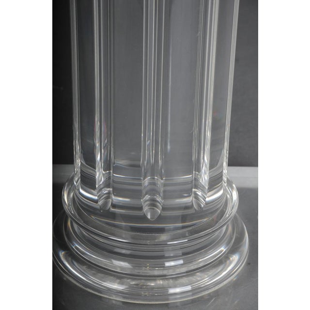 Hollywood Regency Style Acrylic Column For Sale - Image 5 of 18