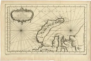 Antique Map of Nova Zembla in Russia by J. N. Bellin, 1758