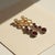 Contemporary Silver Garnet Earrings, Pair For Sale - Image 4 of 7