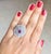 3.61 Carat Ruby Rose Cut Diamond 14 Karat White Gold Cocktail Ring, Size 6 For Sale In Los Angeles - Image 6 of 6