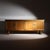 ​This impressive sideboard stands out with its striking brutalist design language and high-quality solid oak...