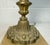 Antique Ornate 1800's Electrified Heavy Brass Marble Stone Astral Oil Table Lamp For Sale - Image 4 of 11