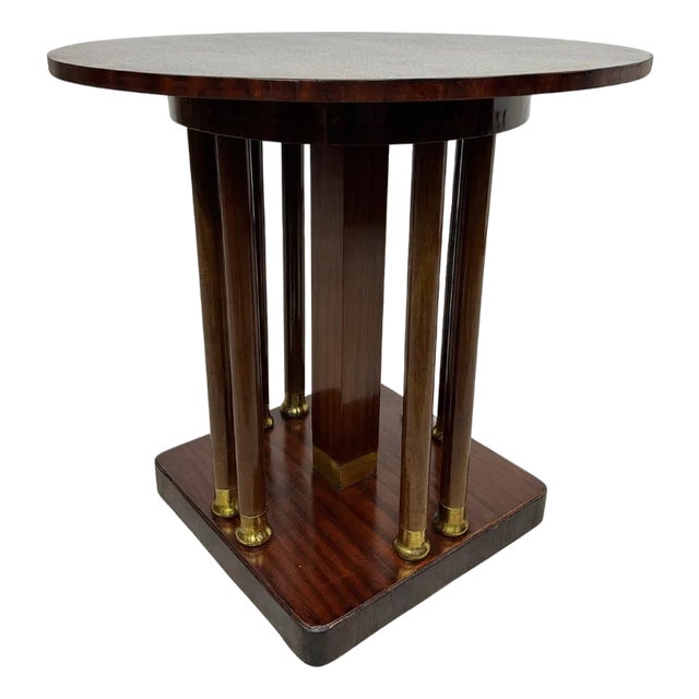 Jugendstil Mahogany Coffee Table, 1890s For Sale