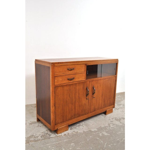 Vintage Art Deco Cabinet in Oak, 1920s For Sale - Image 4 of 15