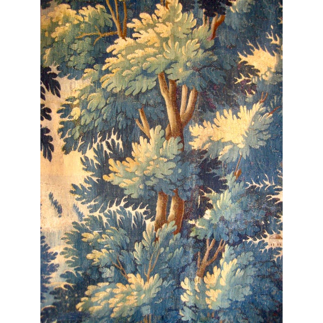 Aubusson Tapestry Verdure Two Ducks on a Lake 18 Century For Sale - Image 10 of 12