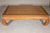 Traditional Natural Wood Chow Leg Coffee Table with Carved Apron, Vintage For Sale - Image 3 of 12