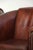 Sheepskin Club Armchairs in Dark Cognac, Set of 2 For Sale - Image 12 of 15