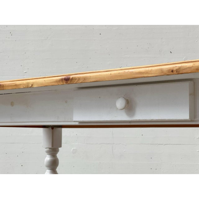 Large Country-Style Dining Table in Wood, 1980s For Sale - Image 6 of 18