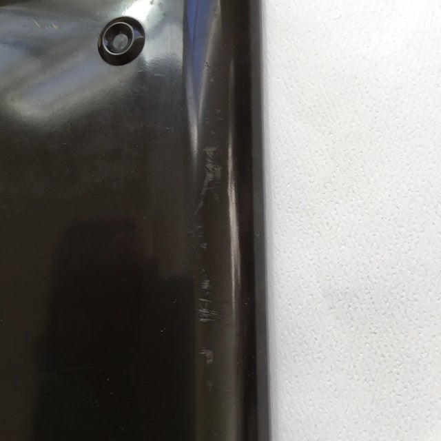 Mid-Century Couroc Herbs Spices Pepper Mill Mortar Pestle Black Lacquer Tray For Sale - Image 11 of 12