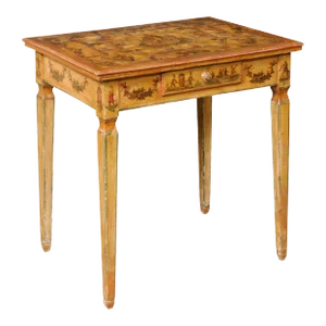 18th Century Italian Lacca Povera Accent Table