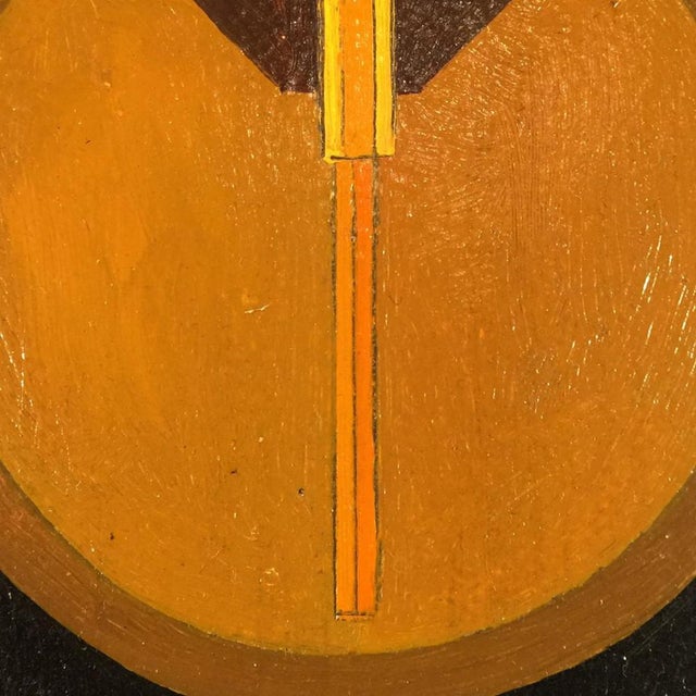 Jean Boquet, Geometric Abstraction, Oil on Panel, 1940s For Sale - Image 5 of 16