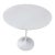 Vintage Knoll Saarinen 20” Round White Tulip Side Table by Eero Saarinen For Sale
