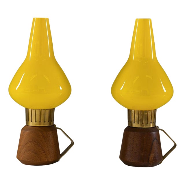 Mid-Century Swedish Table Lamp attributed to Asea, 1950s, Set of 2 For Sale