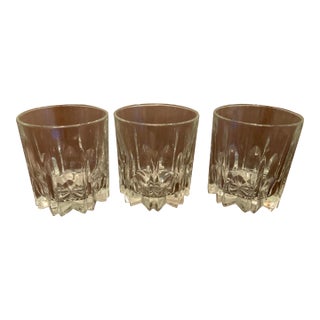 Vintage Godinger Whiskey/ Scotch Bar Glasses - Set of 3 For Sale