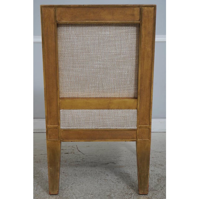 Pair of Neoclassical Gilt Gold Dolphin Open Armchairs For Sale - Image 4 of 18