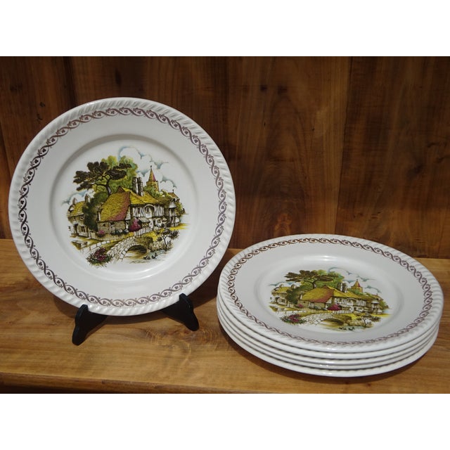 French Earthenware Plates from Lunéville and Keller, 1890s, Set of 6 For Sale - Image 9 of 9