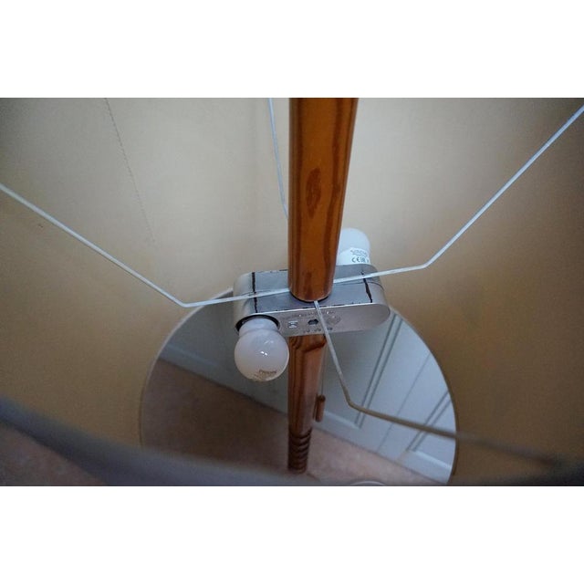 Mid-Century Scandinavian Pine Floor Lamp by Temde, 1960s For Sale - Image 14 of 18