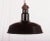 Industrial Large Black Enameled Czech Factory Lamp, 1960s For Sale - Image 3 of 5