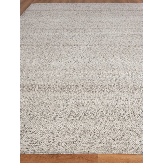Transitional Exquisite Rugs Rhodes Handmade PET Yarn Taupe Rug-9'X12' For Sale - Image 3 of 6