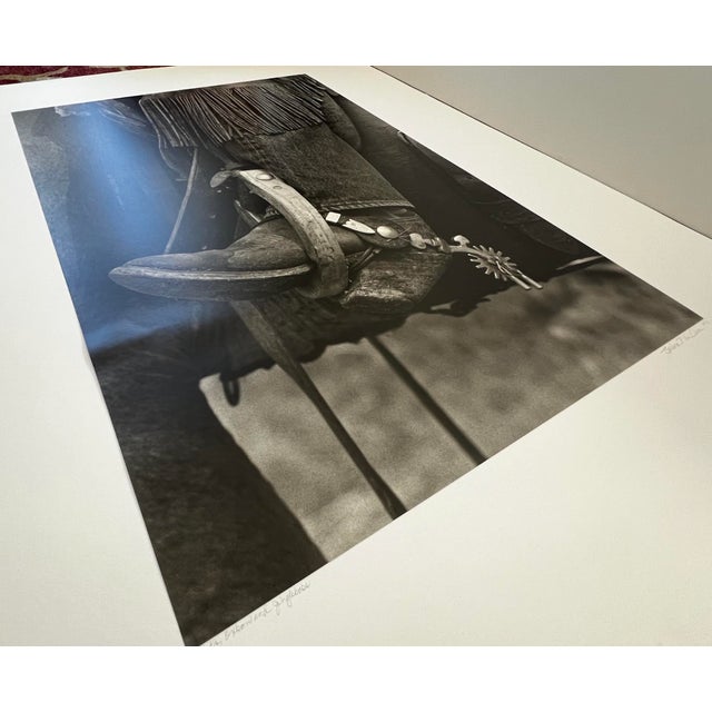 1990s 1991 Barbara Van Cleve Signed Gelatin Silver Print "Chinks, Oxbow, and Jinglebobs" For Sale - Image 5 of 6