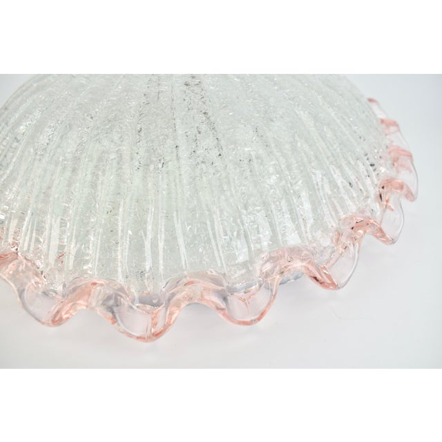 Mid Century Murano Barovier & Toso Attributed Flush Mount For Sale - Image 9 of 9