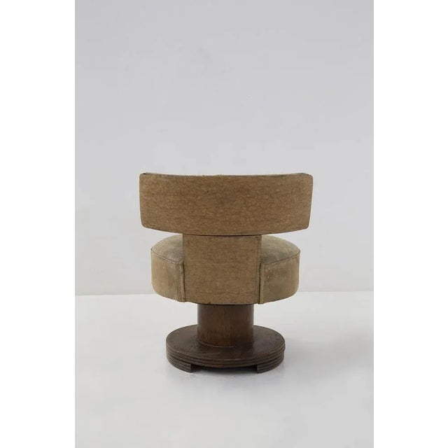 Wood Rationalist Children's Armchair by BBPR, 1920s For Sale - Image 7 of 8