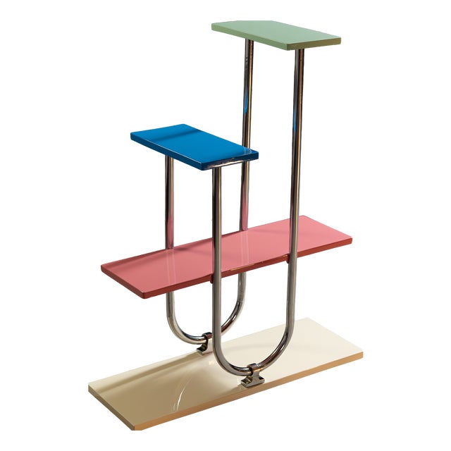 Vintage Functionalist Flower Etager, 1930s For Sale