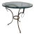 Vintage Modern Steel & Glass Gueridon For Sale