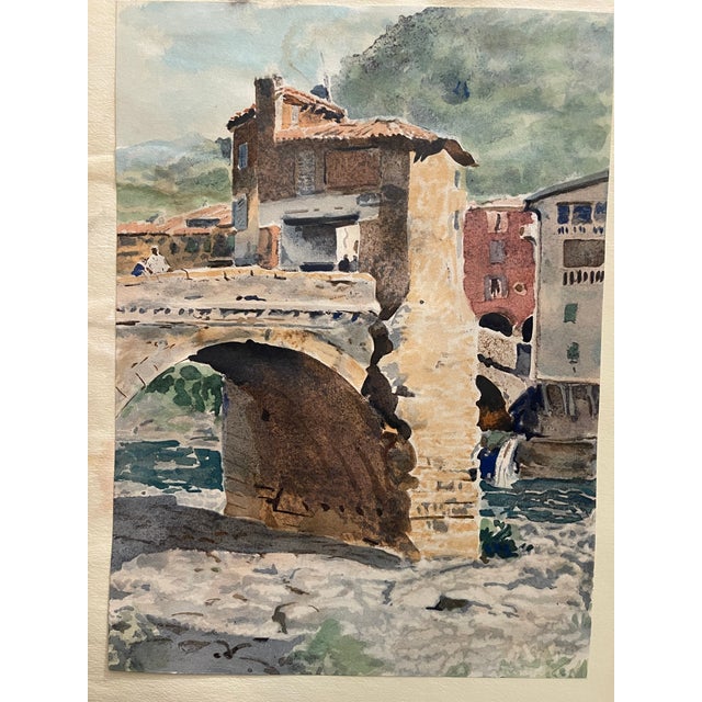 A group of six unframed Robert Vigaud (20th/21st Century) Lithographs. Vibrant and beautiful European landscape,...