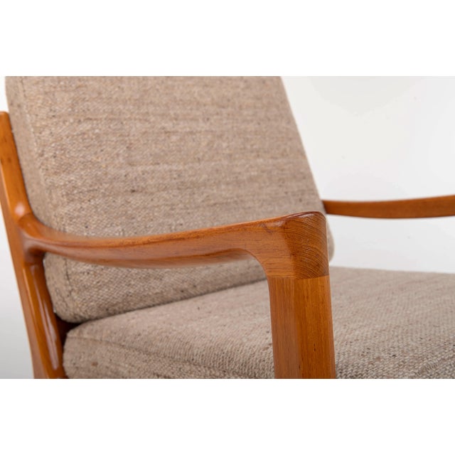 Easy Chair by Ole Wanscher for Peter Jeppesen Møbelfarbik, Denmark, 1960s For Sale - Image 12 of 14