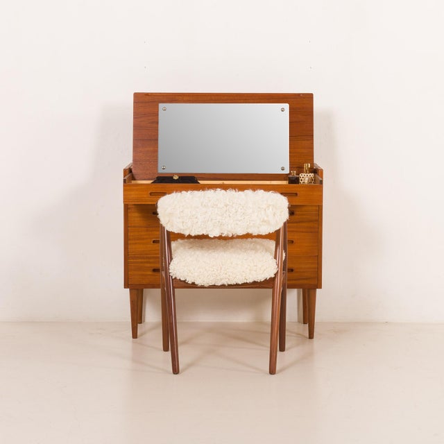 Danish Teak Dresser with Hidden Vanity, 1960s For Sale - Image 11 of 18