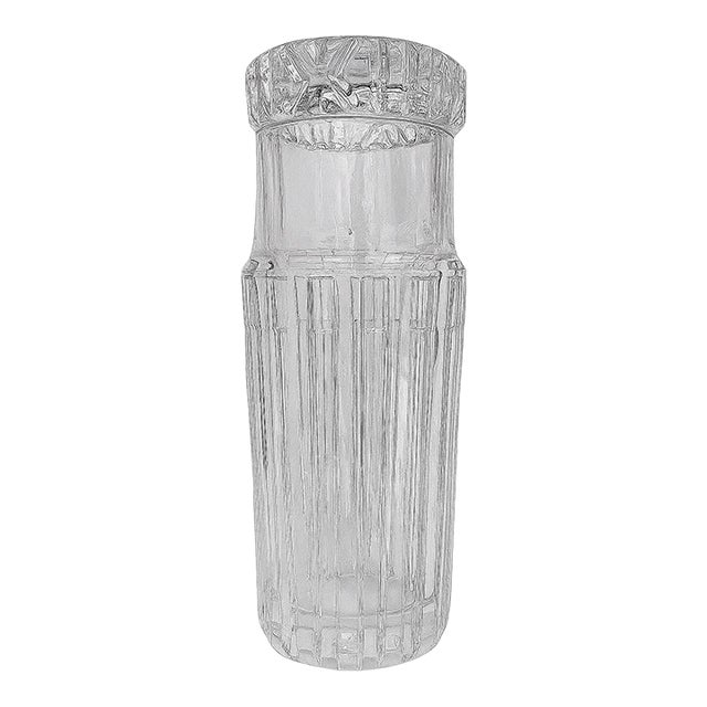 Late 20th Century Tiffany & Co. Crystal Carafe with Tumbler Set For Sale
