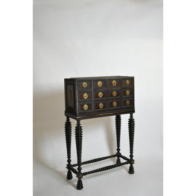 Turned Wood Cabinet For Sale - Image 6 of 6