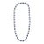 Not Yet Made - Made To Order Blue Sapphire Royal Necklace in 18k White Gold With Diamonds- 34.5 Ct & 16 Inch For Sale - Image 5 of 14